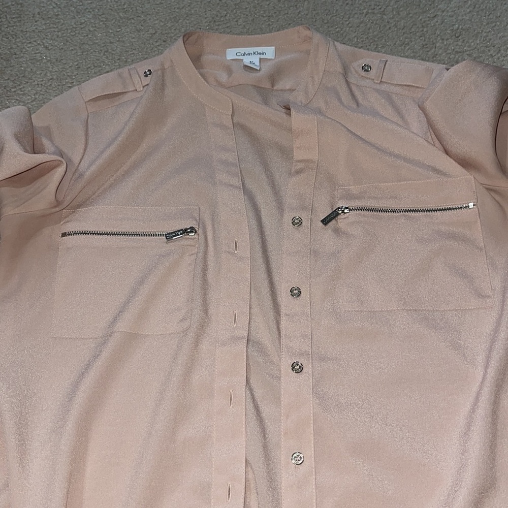 Calvin Klein button down blouse - Picture 5 of 9